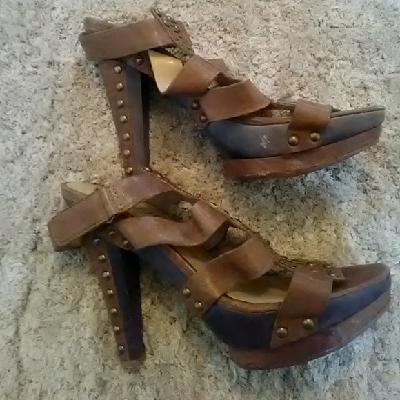 Rachel Roy Leather Studded Sandals - Picture 2 of 7